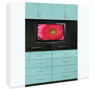 Aventa Wardrobe (Center Only) 8 Drawer 65 X 94