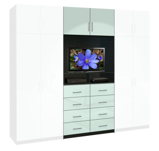 Aventa Wardrobe (Center Only) 8 Drawer 43 X 94