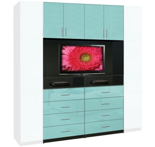 Aventa Wardrobe (Center Only) 8 Drawer 65 X 106