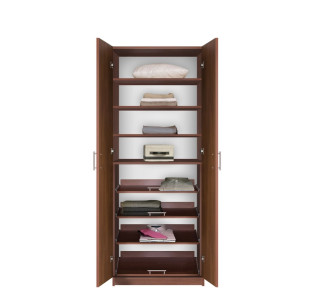 Bella Free Standing Closet - Wardrobe Storage Closet