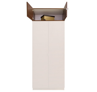 Extend Your Height +14" - Alta Shallow Wardrobe Storage Topper Double Door, 16"D