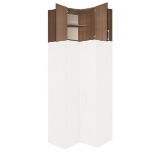 Extend Your Height +34" - Bella Wardrobe Storage Topper Corner Unit