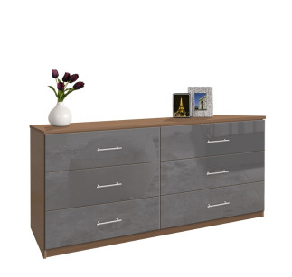 6 Drawer Double Dresser - Chest of Drawers