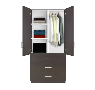 Alta Wardrobe Armoire 3 Drawer Wardrobe