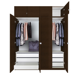 86 Inch Tall Wardrobe Cabinet Package