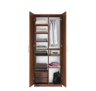 Bella Wardrobe Storage Closet - Storage Galore!