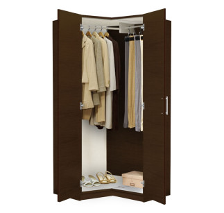 Alta Corner Wardrobe Closet – Make Unused Corners Useful
