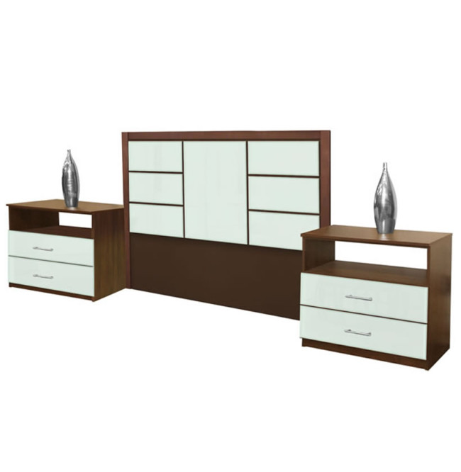 Downtown Queen Size 3 Piece Bedroom Set