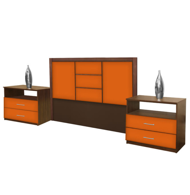 Broadway King Size 3 Piece Bedroom Set