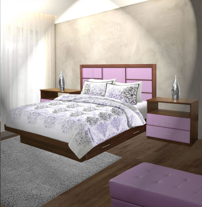 Montclair King Size Bedroom Set w Storage Platform