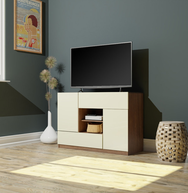 Navajo White Colored Glass Front | Elm Matte Case