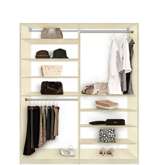 Isa closet system 8 shelves