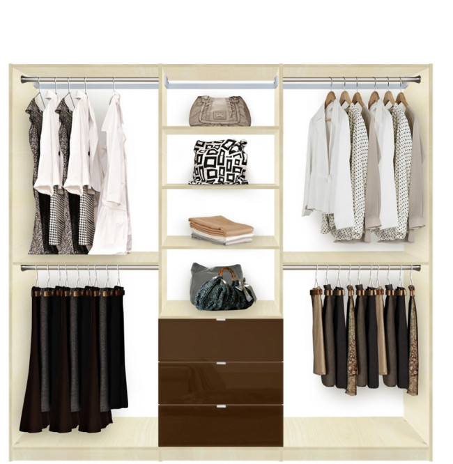 Closet Organization System Triple Wide