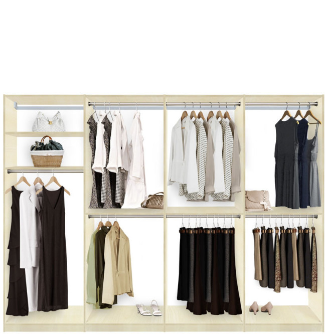 Isa Walk In Closet Systems - Extra Hanging Storage