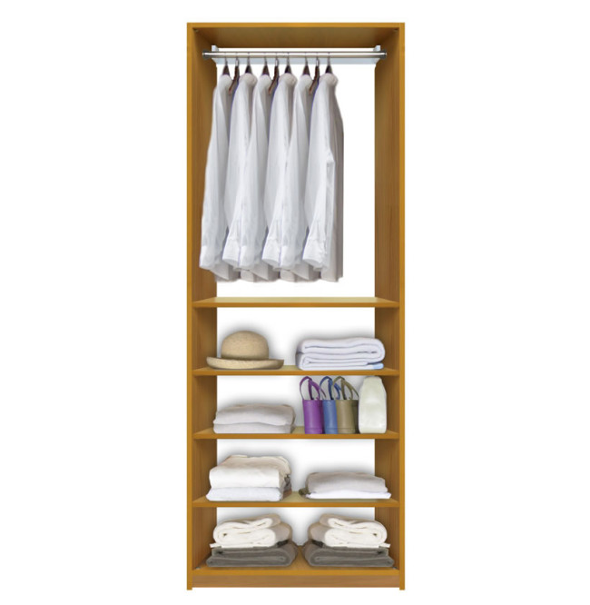 Closet System With Shelving