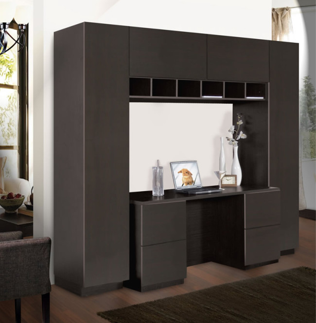 Davidson Desk with Wall Unit Hutch