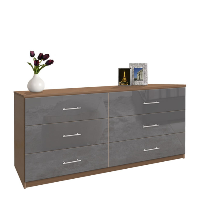 6 Drawer Double Dresser - Chest of Drawers