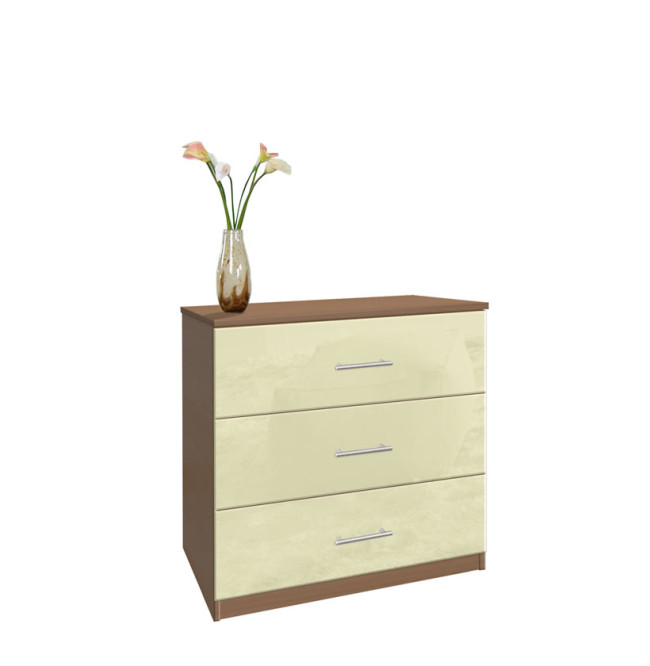 Small Modern 3 Drawer Dresser (Chest of Drawers)