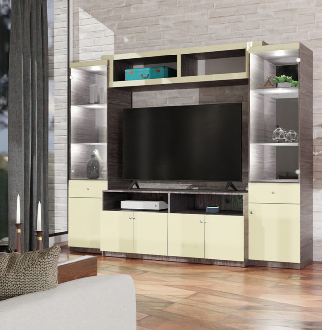 Navajo White Colored Glass Front | Shadow Matte Case