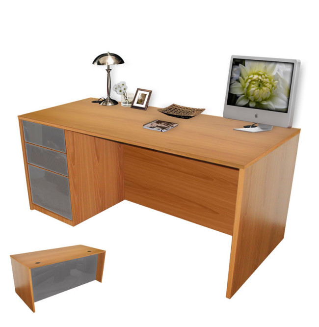Alexis Executive Desk Full Left Pedestal