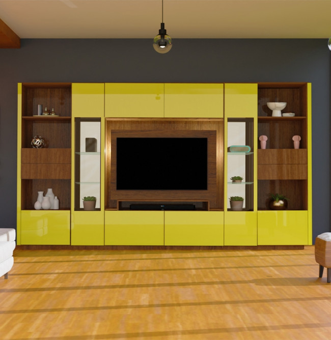 Sun Yellow Colored Glass Front | Elm Matte Case