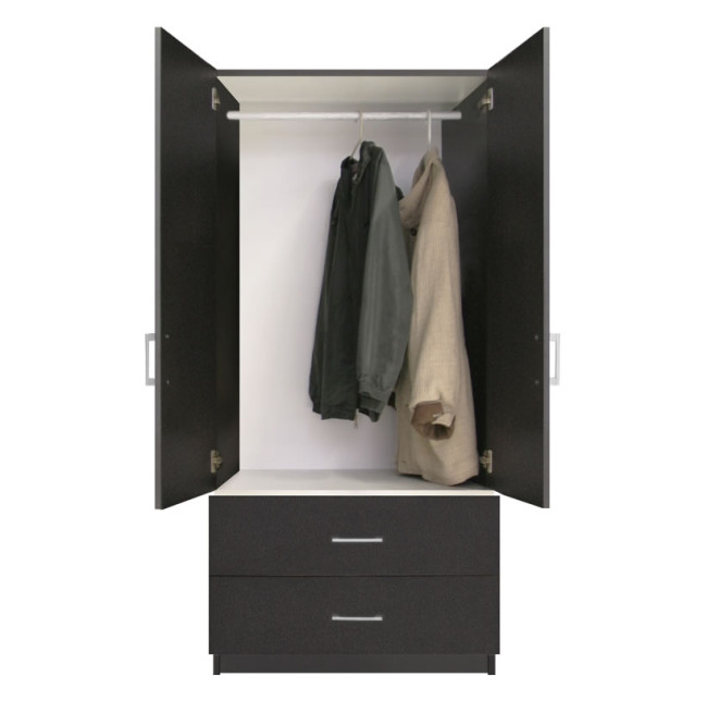 Alta 2 Drawer Wardrobe Armoire