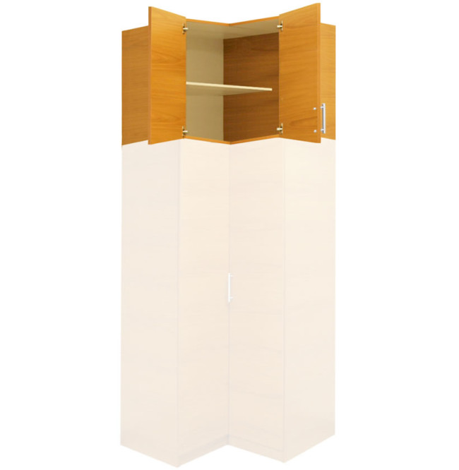 Extend Your Height +34" - Alta Wardrobe Storage Topper Corner Unit