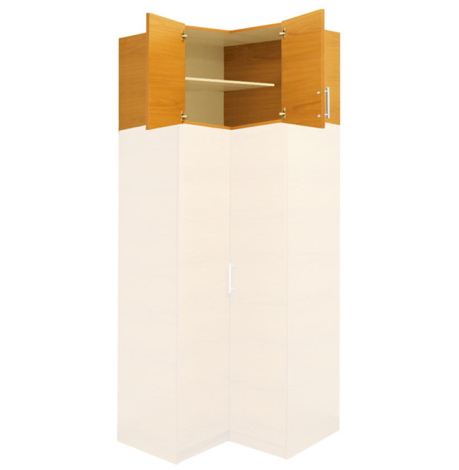 Extend Your Height +22" - Alta Wardrobe Storage Topper Corner Unit