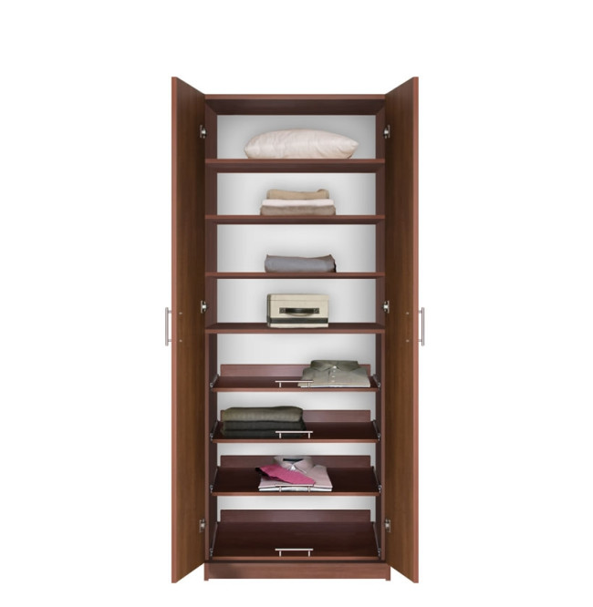 Bella Free Standing Closet - Wardrobe Storage Closet