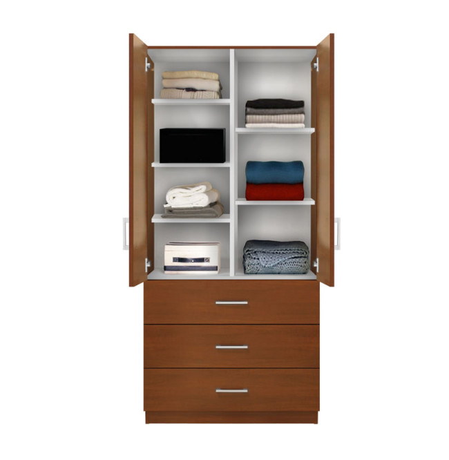 Alta Wardrobe Armoire Adjustable Shelves
