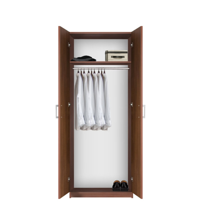 Bella Wardrobe Closet - Long Hanging Luxury Closet with Top Shelf