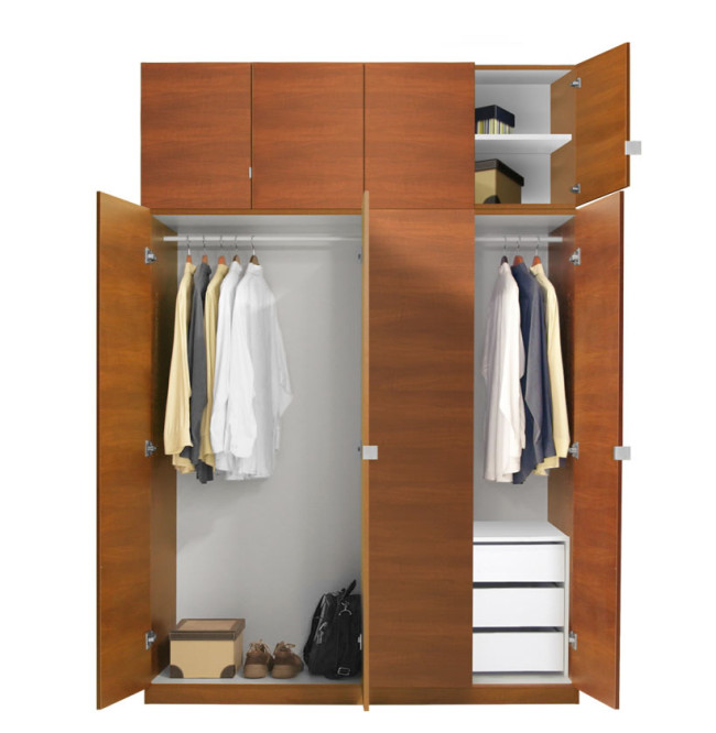 Alta Wardrobe Closet Package - 3 Drawer Wardrobe Package - Taller