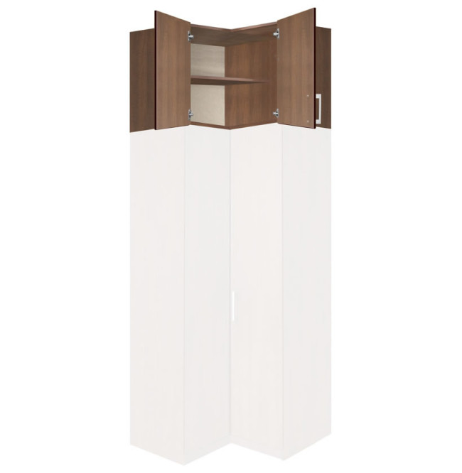 Extend Your Height +34" - Bella Wardrobe Storage Topper Corner Unit
