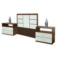 Downtown Twin Size 3 Piece Bedroom Set