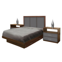 Monte Carlo Full Size Bedroom Set w Storage Platform