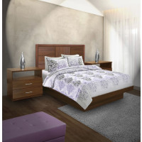 Montclair Queen Size Platform Bedroom Set 4 Piece