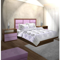 Montclair King Size Platform Bedroom Set 4 Piece