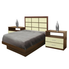 Cambridge Twin Size Platform Bedroom Set 4 Piece
