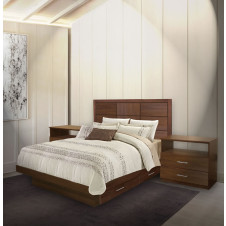 Cambridge Queen Size Bedroom Set w Storage Platform