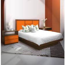 Broadway King Size Platform Bedroom Set 4 Piece