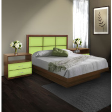 Rico King Size Platform Bedroom Set 4 Piece