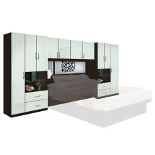 Lincoln Pier Wall Mirrored Headboard