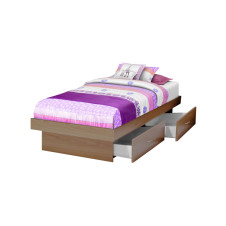 Twin Storage Platform Bed with 4 Drawers