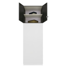 Extend Your Height +34" - Alta Shallow Wardrobe Storage Topper Double Door, 16"D