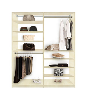 Isa Closet System - High and Low - Easy to Reach Everything