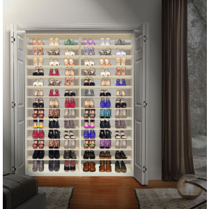 Isa Custom Shoe Closet - Double Module Shoe Storage
