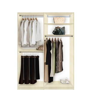 Isa Custom Closets Double Hanging Plus