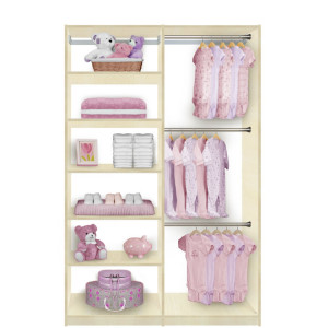 Isa Custom Kids Closet Triple Hanging Plus