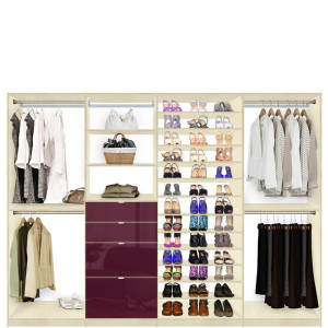 Isa Closet System Max - Shoe Storage, Shelves and Drawers