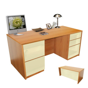 Alexis Full Pedestal Executive Desk